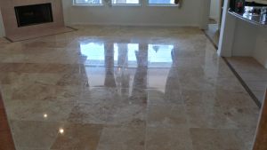 Travertine Clean and Polish After